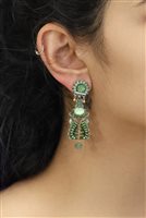 Earrings Ayala Bar Woman Eucalyptus in Metal Alloy Cristallo C2294 - C2294